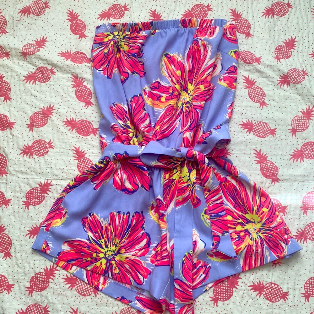 Lilly Pulitzer Ritz strapless romper